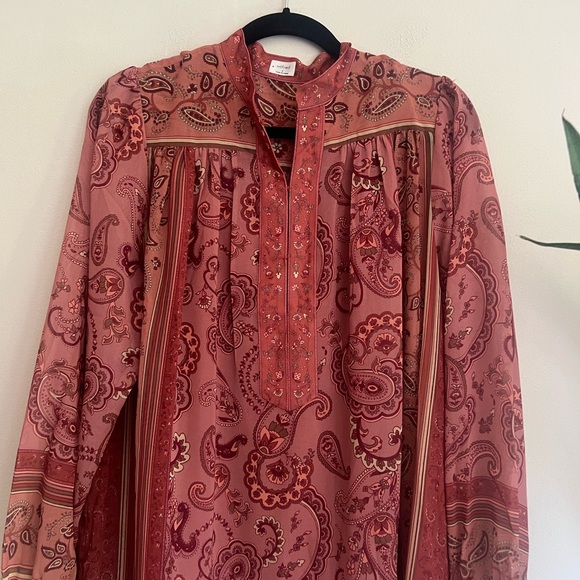 Aritzia Wilfred woman’s Solene Paisley tunic dress - Picture 15 of 16